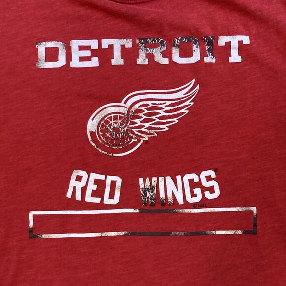 Detroit Red Wings Shirt Adult Large NHL Hockey Short Sleeve Logo Tee Men - Picture 2 of 7